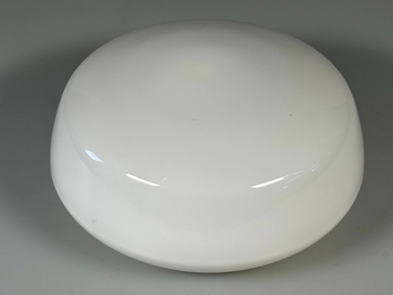 Image 1 of 50er 60er Jahre Lampe Leuchte Plafoniere Milchglas Mid Century Glas Design RZB