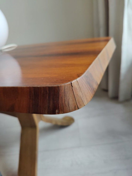 Image 1 of Table basse vintage de design danois (peut-être à restaurer)