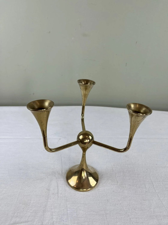 Chandelier Freddie Andersen Design – Candle holders, Brass, Bauhaus (photo 3 of 16)