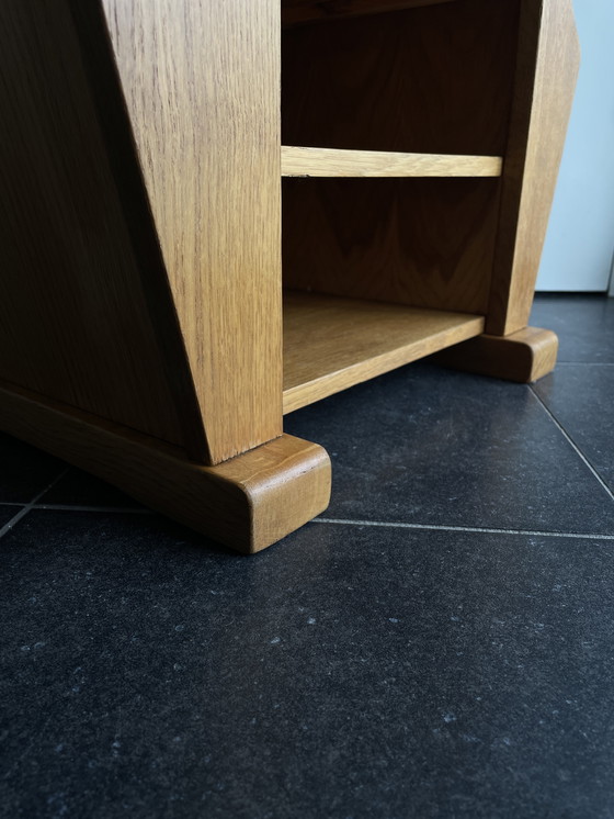 Image 1 of Midcentury houten bijzettafel