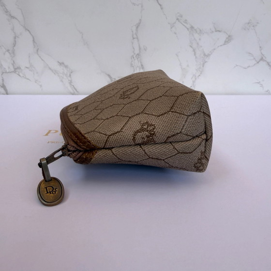 Christian Dior Honeycomb coated canvas cosmetic pouch – Wallets & small leather goods, Leather, Vintage (photo 8 of 13)