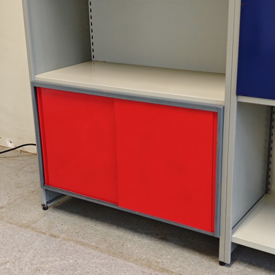 Vintage Gispen 5600 Modulaire Kast A.R. Cordemeyer – Wandkast, Metal (photo 10 of 14)