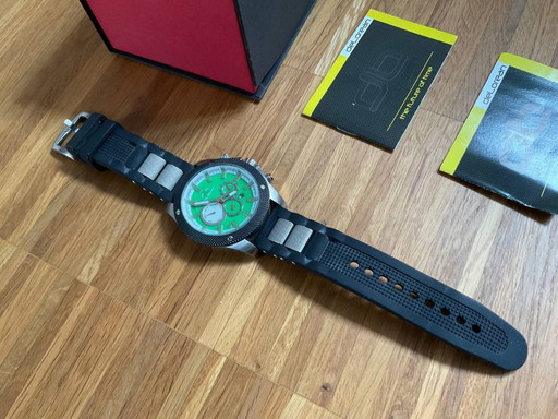 Orologio automatico da uomo DeLorean DL05-8501 in edizione limitata – 012/500 – Set completo