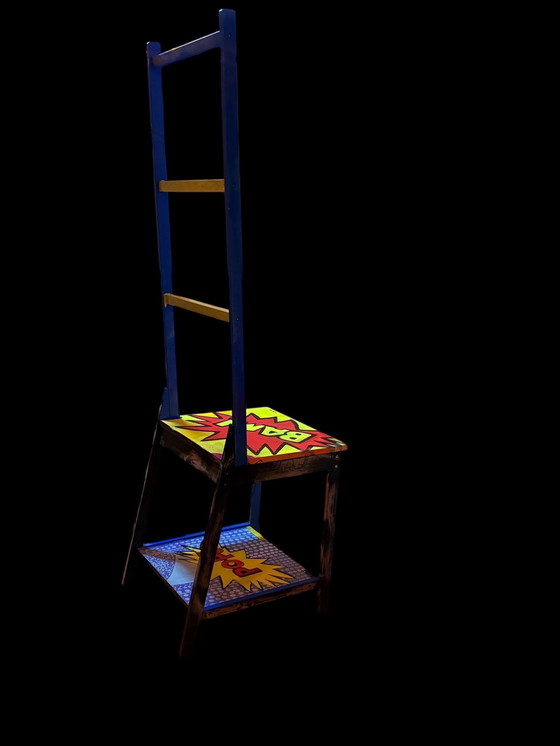 Image 1 of Stelo di tendenza Pop Art riciclato – realizzato a mano – unico nel suo genere