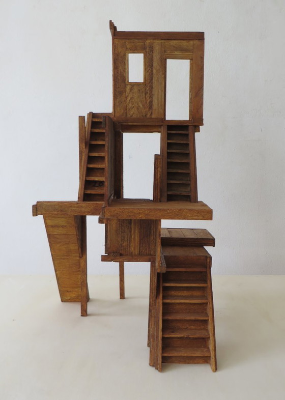 Eric van Solm - ´Die Existenz´ – Beeldhouwkunst, Wood (photo 4 of 10)