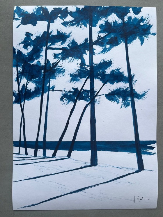 Image 1 of Inchiostro su carta bianca, 30x21cm