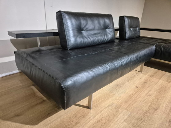 Image 1 of Rolf Benz Dono – Ecksofa – Schwarz – Leder – Design