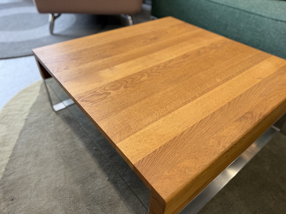 Image 1 of Leolux Aditi Coffee Table Oak Wood 84x84xH34