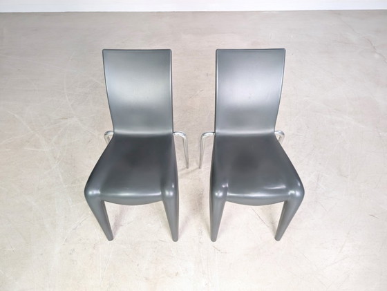 Image 1 of 2er Set Original Louis 20 Stühle Vitra Phillipe Starck 1990er Design
