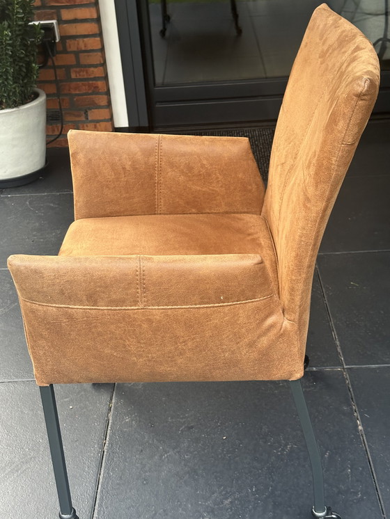 Image 1 of Sei lussuose sedie da pranzo color cognac