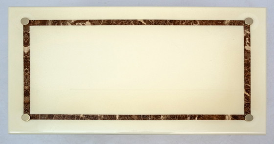 Image 1 of Tavolino da caffè italiano in lucite e lacca, stile Mid-Century Modern, anni '70