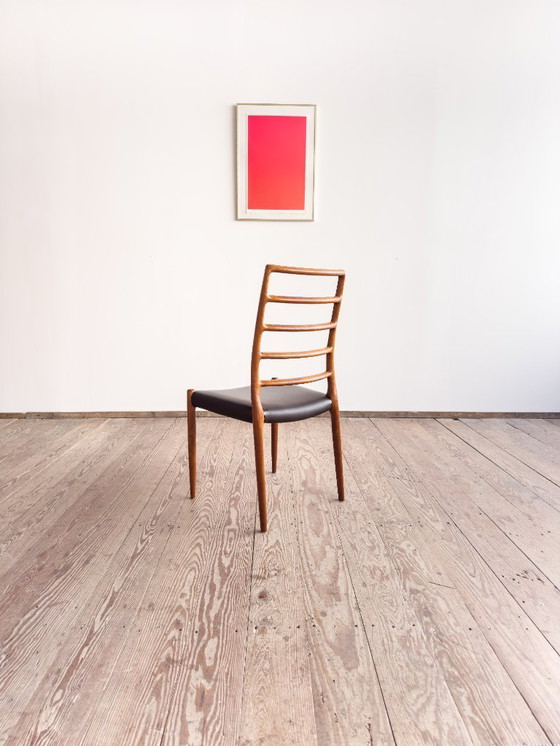 Image 1 of Niels O. Møller Modell 82, Embassy Chair in Teak und Leder, für J.L. Moller