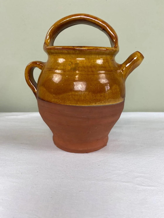 Ochre terracotta water bottle – Glass & Decanter (photo 3 of 12)
