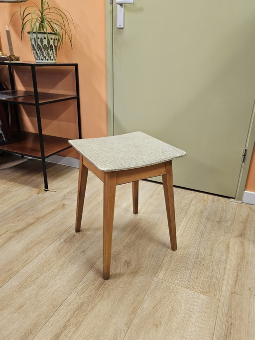 Vintage Hocker Klavierhocker - 1960er Jahre Frankreich Holz Hocker