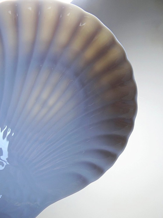 Image 1 of Suite de 6 coupelles coquilles en porcelaine de Limoges Philippe Deshoulières