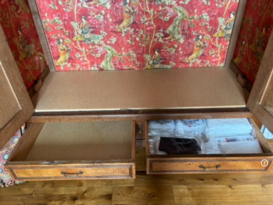 Image 1 of Kledingkast, vol eikenhout. 