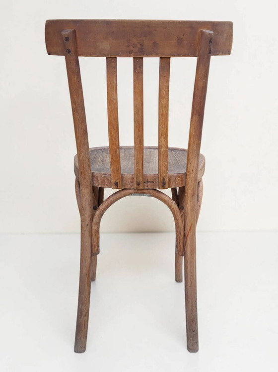 Bistrostuhl aus Bugholz im Thonet/Baumann-Stil, Frankreich, Mitte des 20. Jahrhunderts. – Esszimmerstühle (photo 5 of 11)