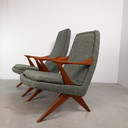 Set of Mid-Century design armchairs | vintage restored