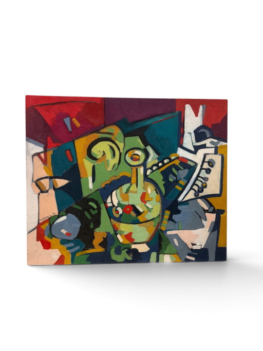 French oil on canvas painting 2014 – schilderijen tekeningen (photo 2 of 5)