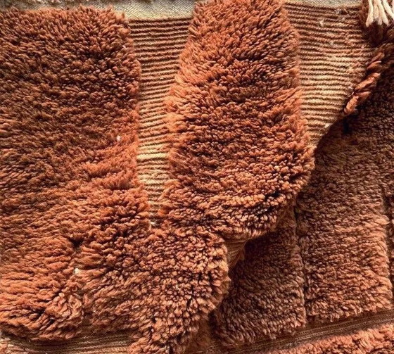 Moroccan Berber rug camel terracotta 300x200 cm – geometric pattern – Rugs & carpets, Wool, Cotton, Bohemian (photo 7 of 8)
