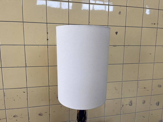 Lampada da Tavolo Vintage in Vetro Colorato – Illuminazione, Glass, Textile (photo 4 of 7)