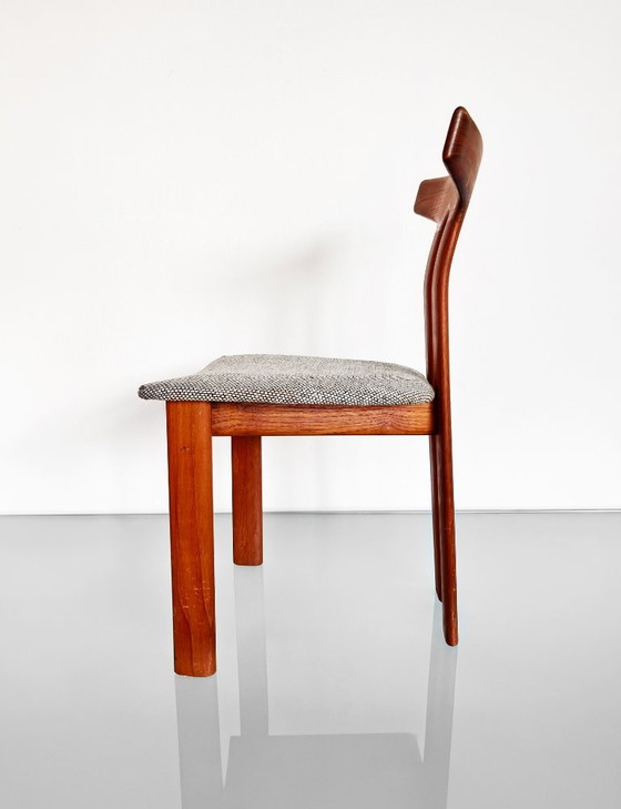 Juego de dos sillas T raras fabricadas en Dinamarca – A.B.J. Møbler, Sillas de comedor, Wood, Vintage (photo 10 of 20)