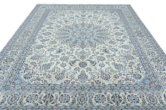 Image 1 of Hand Knotted Nain Carpet With Silk - 386 X 293 Cm