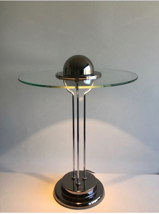Image 1 of Ruimtetijdperk tafellamp/bureaulamp ufo model