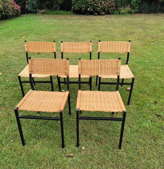 Image 1 of Martin Visser Riethoven Spectrum SE05 Stühle 1960er Jahre