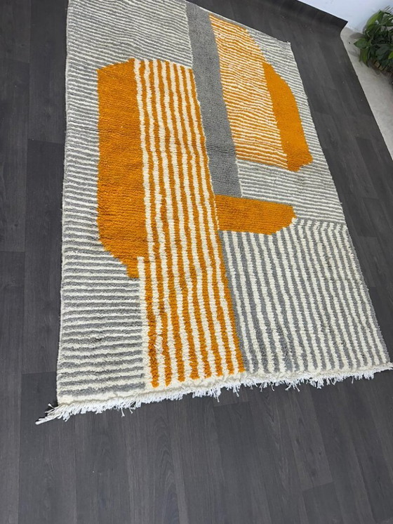 Image 1 of Tapis marocain artigianale en laine 300cmx150cm
