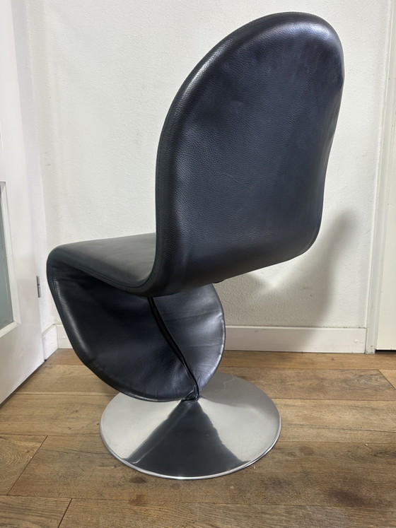 Set unico di 5 sedie da pranzo "System 1-2-3" di Verner Panton – Originali anni '70 di Fritz Hansen (photo 13 of 13)