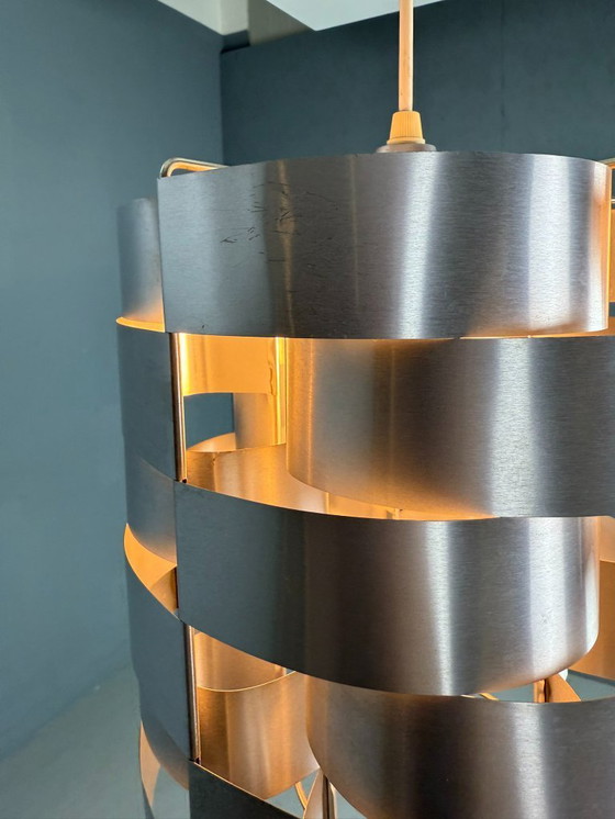 Image 1 of Lampada a sospensione in alluminio Max Sauze, Mid-Century Modern, Francia, anni '70