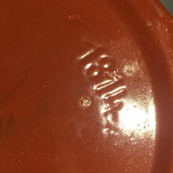 Art Deco Geometric Modernist Earthenware Pottery Vase from Saint Ghislain, 1935 (photo 11 of 12)