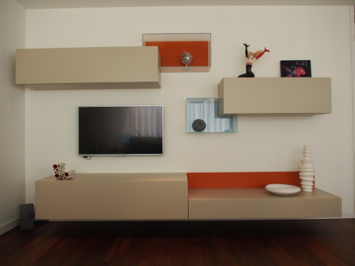 Glazen Wandbox - Blauw (Italiaans Designmerk Lago) – vitrinekasten, Glass (photo 2 of 5)
