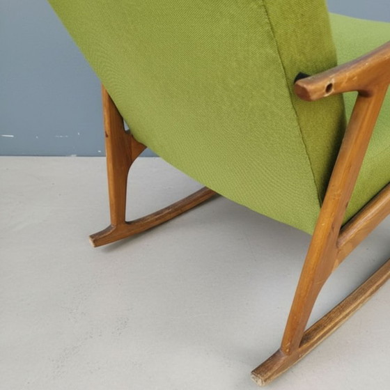 Image 1 of Rocking Chair Dřevotvar de style scandinave, Tchécoslovaquie, années 1960-1970
