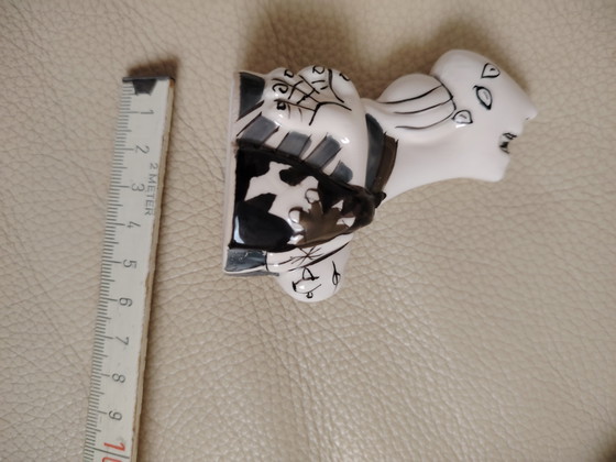 Image 1 of Picasso on the table: Giordano di Ponzano Guernica salt and pepper shaker, unused