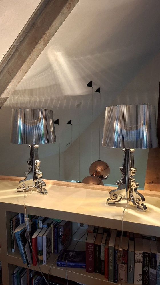 Kartell Bourgie Tischlampen Set Silber – Kunststoff (photo 10 of 15)