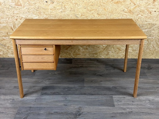 Scrivania in rovere con piano scorrevole, anni '60/'70, di Peter Løvig Nielsen per Løvig (photo 2 of 23)