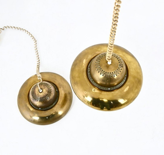 Image 1 of Paire de suspensions Fior di Loto par Afra & Tobia Scarpa pour Flos, années 1960