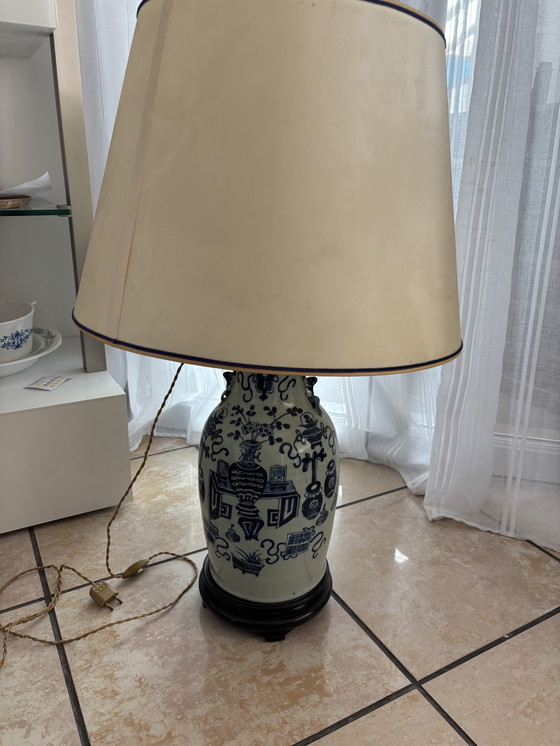 Image 1 of Grote Chinese vaas/ lamp