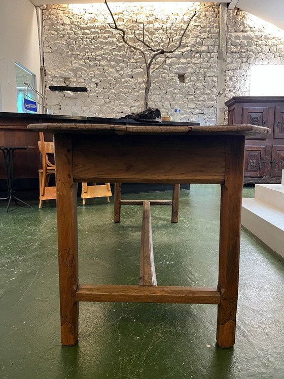 Rustikaler Eichentisch, Esstische, Holz, Braun (Foto 8 von 10)