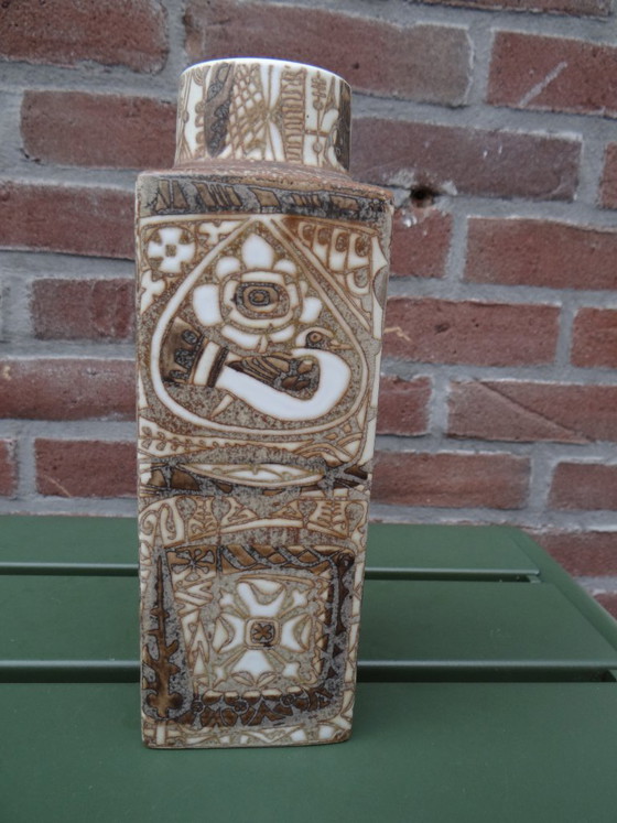 Vintage Royal Copenhagen Baca Fajance Vase 719/3259 Design by Nils Thorsson H22cm Denmark – Ceramic (photo 9 of 10)