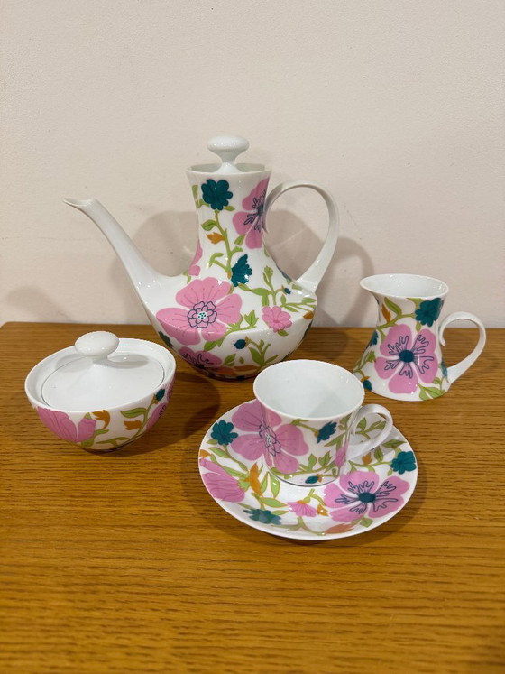 Vintage Bidasoa Porcelain Coffee Set - 12 Place Settings / 27 Pieces in Impeccable Condition - 1970s (photo 21 of 21)