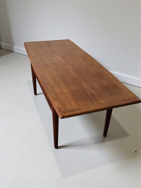 Image 1 of Mid Century Grete Jalk Teak Couchtisch Sofatisch Tisch 1960er