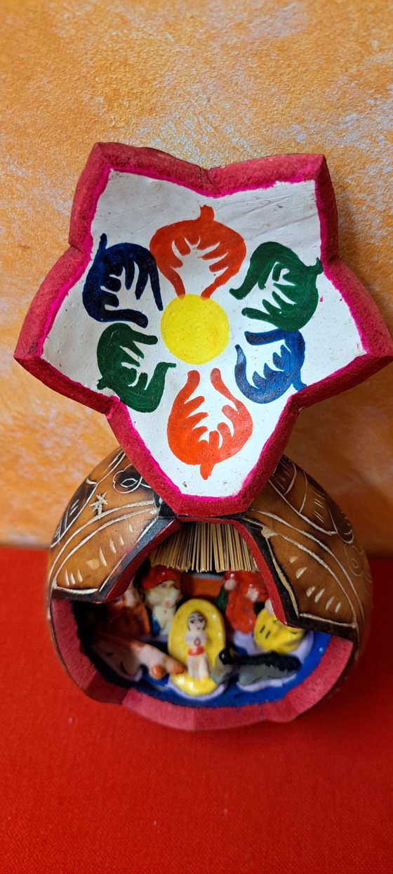 Handgemaakt Peruaans mysterie, Decoratieve objecten, Hout, Zwart (foto 6 van 8)