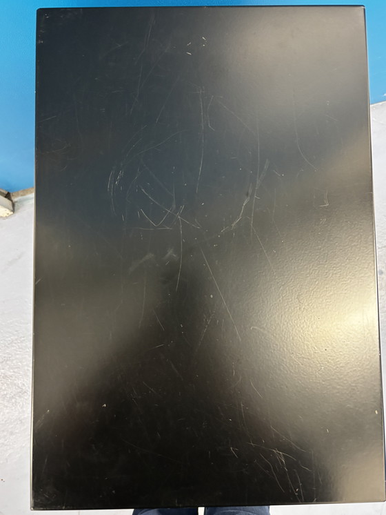 Image 1 of Meuble à tiroirs BISLEY, noir, 6 tiroirs H59, P38, L28 cm/12 kg