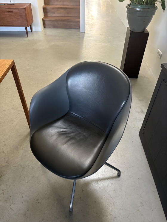 Image 1 of 6x Esszimmerstühle aus Leder von BoConcept, grau