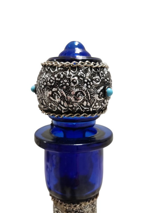 Image 1 of Vintage Kobalt Blau Vase aus dem 1950er Jahre Handverlesen von JansVintage 
