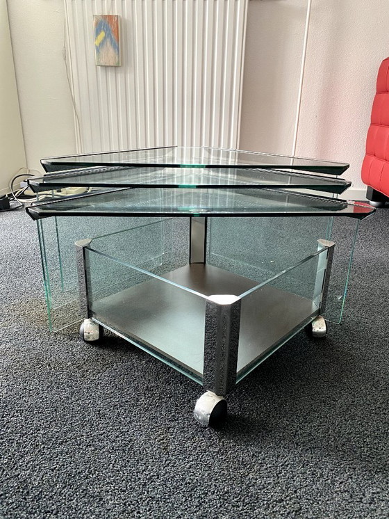 Image 1 of Set of side tables with reading tray by Pierangelo Gallotti