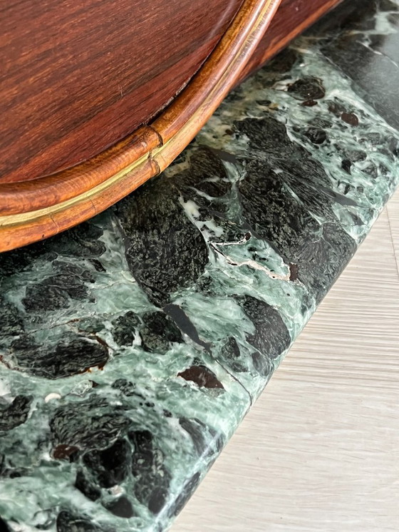 Image 1 of Tavolo - Legno, Marmo, Vetro - Art Deco